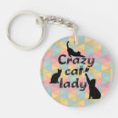 Search for crazy cat lady key rings Kitty