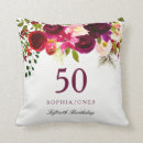 Search for 50th birthday cushions Floral