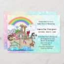 Search for noahs ark baby boy shower invitations Animals