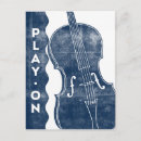 Search for vintage musician postcards Cello