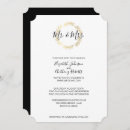 Search for gold leaf wedding invitations White and gold