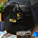 Search for world map luggage tags Gold