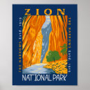 Search for zion national park posters Outdoor camping hiking