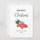 Search for truck note cards Watercolor