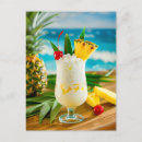 Search for coconut drink postcards Tropical