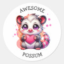 Search for cute possum stickers Opossum