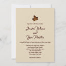 Search for maple leaf wedding invitations Rustic