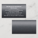 Search for graduate student business cards Modern