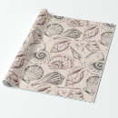 Search for seashells wrapping paper Pink