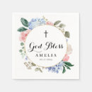 Search for christening napkins Gold foil