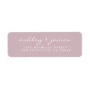 Search for minimalist return address labels Calligraphy