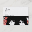 Search for japanese anime business cards Kawaii