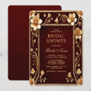 Search for golden bridal shower invitations Flowers