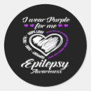 Search for epilepsy fighter stickers Purple