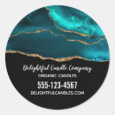 Search for teal and gold stickers Business