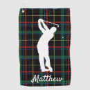 Search for tartan golf towels Scottish pattern