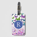 Search for butterfly luggage tags Pattern