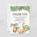 Search for dinosaur thank you cards Green