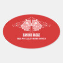 Search for unique oval stickers Merry christmas