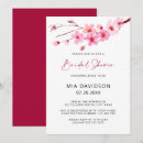 Search for cherry blossom bridal shower invitations Pink floral