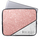 Search for rose gold marble laptop cases Glitter