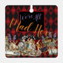 Search for black rabbit christmas tree decorations Alice in wonderland