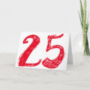 Search for 25th birthday cards White