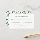 Search for and appointment cards Elegant
