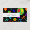 Search for peaceful business cards Peace on earth