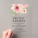 Search for pink bridal brunch invitations Floral