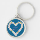 Search for classy round key rings Heart