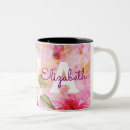 Search for watercolor name mugs Flower