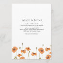 Search for poppy flower wedding invitations Pink