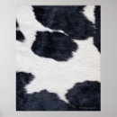 Search for cowhide posters Black