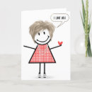 Search for love cartoon anniversary cards I love you