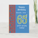 Search for 65th cards Sixty fifth