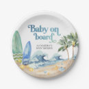 Search for beach baby shower plates Summer