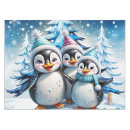 Search for christmas penguin tablecloths Snow