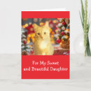 Search for daughter christmas cards Cat