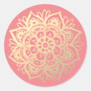 Search for lotus mandala stickers Gold