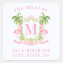 Search for monogrammed flamingo stickers Crest