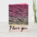 Search for zebra and pink cards For her