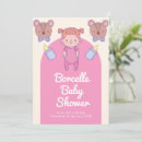 Search for pink and brown invitations We can bearly wait