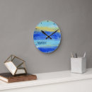 Search for aqua blue clocks Nautical