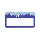Search for ticket return address labels Blue