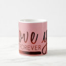 Search for love you forever mugs Pink