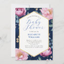 Search for royal blue gold baby shower invitations Modern