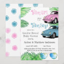 Search for team pink or blue invitations Watercolor