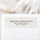 Search for ecru return address labels Stylish