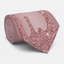 Search for rose gold glitter ties Modern